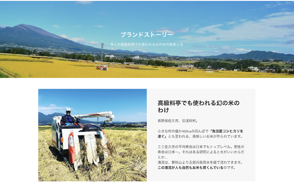 ブランドストーリー掲載事例