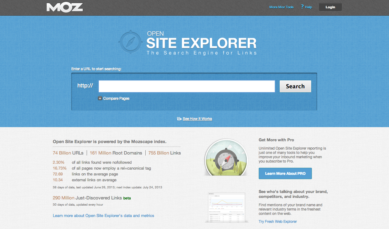 Open Site Explorer