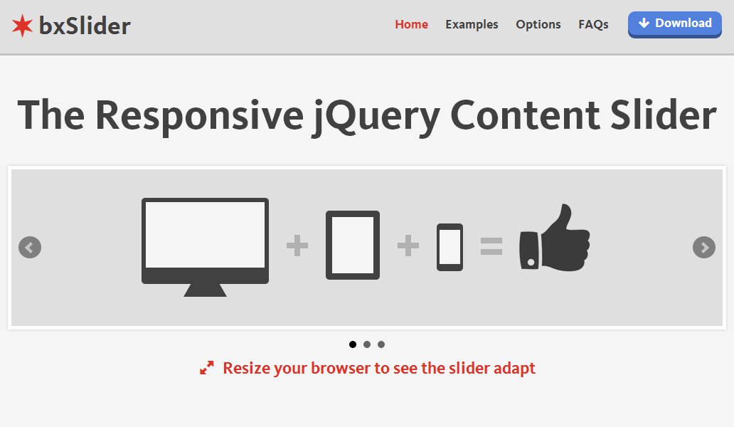 jQuery Content Slider | Responsive jQuery Slider | bxSlider